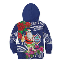 Guam Christmas Kid Hoodie Poinsettia With Bougainvillea - Felis Pasgua! LT14 - Polynesian Pride