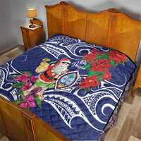Guam Christmas Quilt Poinsettia With Bougainvillea - Felis Pasgua! LT14 - Polynesian Pride
