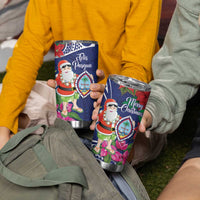 Guam Christmas Tumbler Cup Poinsettia With Bougainvillea - Felis Pasgua! LT14 - Polynesian Pride