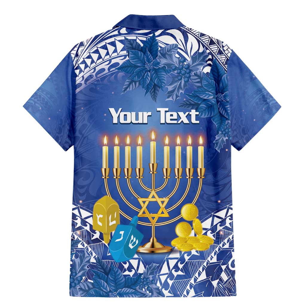 Personalised Hanukkah Jewish Festival Family Matching Mermaid Dress and Hawaiian Shirt It's Lit - Polynesian Pattern LT14 - Polynesian Pride