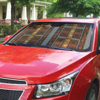 Malo e Lelei Tonga Auto Sun Shade Tongan Ngatu Tapa Cloth LT14 - Polynesian Pride