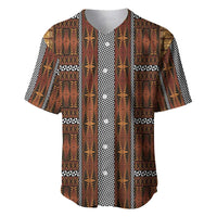 Malo e Lelei Tonga Baseball Jersey Tongan Ngatu Tapa Cloth - Polynesian Pride