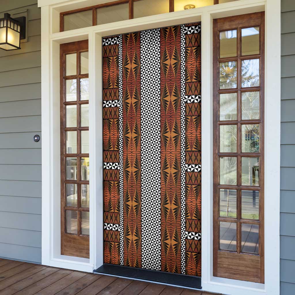 Malo e Lelei Tonga Door Cover Tongan Ngatu Tapa Cloth LT14 - Polynesian Pride