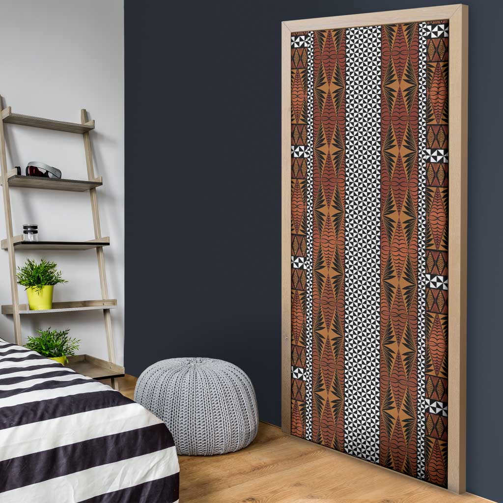 Malo e Lelei Tonga Door Cover Tongan Ngatu Tapa Cloth LT14 - Polynesian Pride