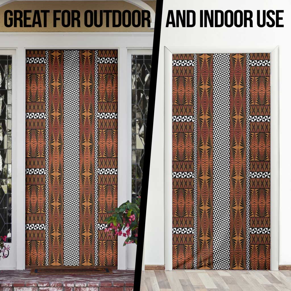 Malo e Lelei Tonga Door Cover Tongan Ngatu Tapa Cloth LT14 - Polynesian Pride
