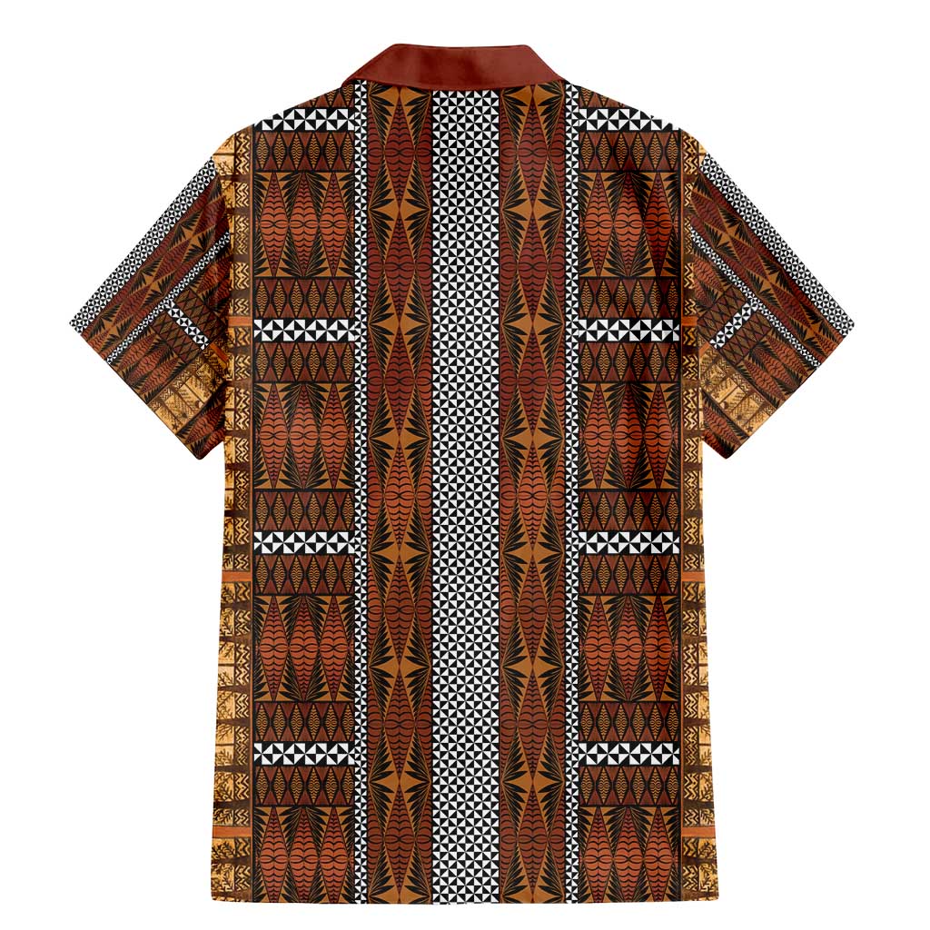 Malo e Lelei Tonga Family Matching Mermaid Dress and Hawaiian Shirt Tongan Ngatu Tapa Cloth LT14 - Polynesian Pride