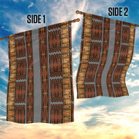 Malo e Lelei Tonga Garden Flag Tongan Ngatu Tapa Cloth - Polynesian Pride