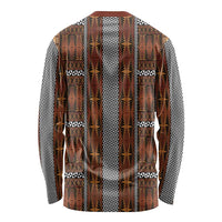 Malo e Lelei Tonga Long Sleeve Shirt Tongan Ngatu Tapa Cloth LT14 - Polynesian Pride