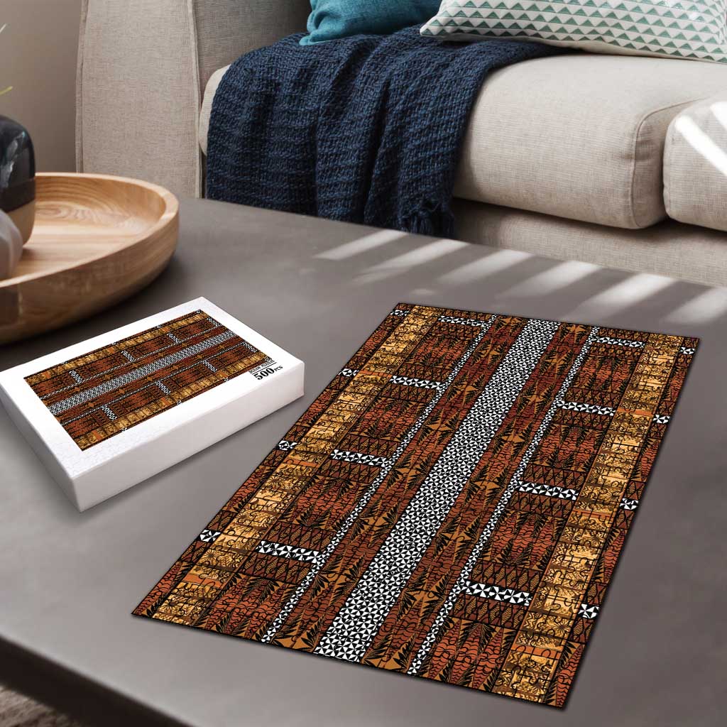Malo e Lelei Tonga Puzzle Tongan Ngatu Tapa Cloth - Polynesian Pride