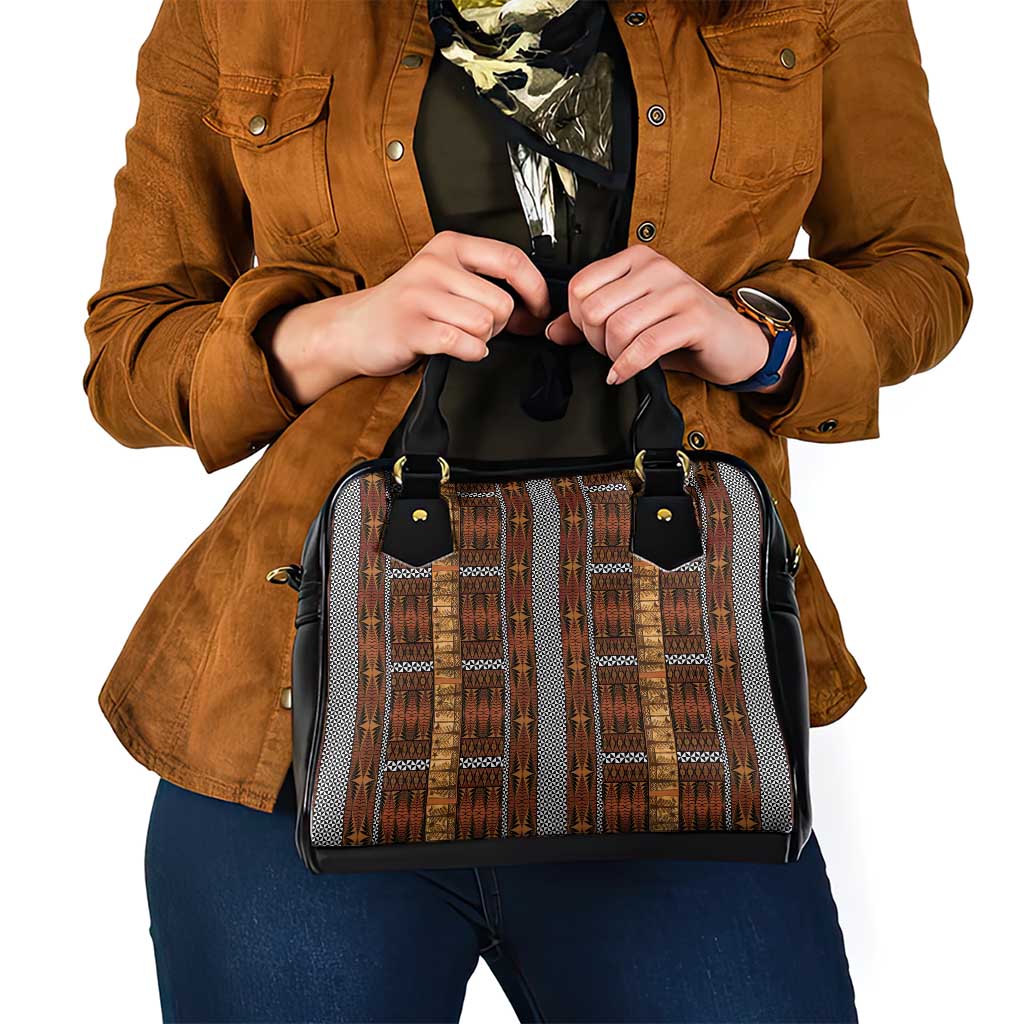 Malo e Lelei Tonga Shoulder Handbag Tongan Ngatu Tapa Cloth - Polynesian Pride