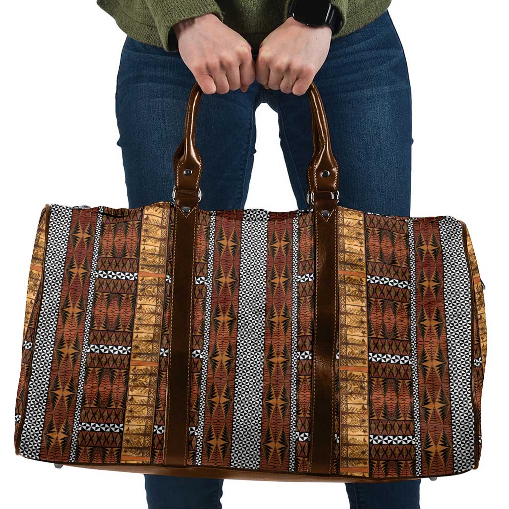 Malo e Lelei Tonga Travel Bag Tongan Ngatu Tapa Cloth - Polynesian Pride