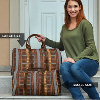 Malo e Lelei Tonga Travel Bag Tongan Ngatu Tapa Cloth - Polynesian Pride