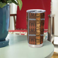 Malo e Lelei Tonga Tumbler Cup Tongan Ngatu Tapa Cloth LT14 - Polynesian Pride