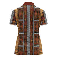 Malo e Lelei Tonga Women Polo Shirt Tongan Ngatu Tapa Cloth - Polynesian Pride