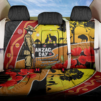 New Zealand And Australia ANZAC Day Back Car Seat Cover Aboriginal Maori Starring Night Style LT14 One Size Gold - Polynesian Pride