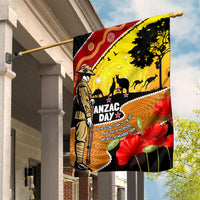 New Zealand And Australia ANZAC Day Garden Flag Aboriginal Maori Starring Night Style LT14 House Flag Gold - Polynesian Pride