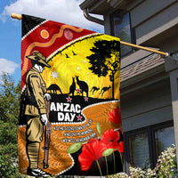 New Zealand And Australia ANZAC Day Garden Flag Aboriginal Maori Starring Night Style LT14 - Polynesian Pride