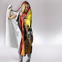 New Zealand And Australia ANZAC Day Hooded Blanket Aboriginal Maori Starring Night Style LT14 - Polynesian Pride