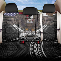 Talofa American Samoa Flag Day Back Car Seat Cover Bald Eagle Polynesian Tattoo LT14 One Size Black - Polynesian Pride