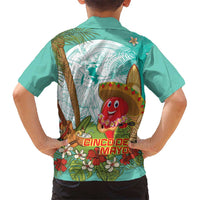 Hawaii Cinco de Mayo Hawaiian Shirt Chili Pepper Hula Girl Tropical Vibes