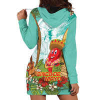 Hawaii Cinco de Mayo Hoodie Dress Chili Pepper Hula Girl Tropical Vibes LT14 - Polynesian Pride