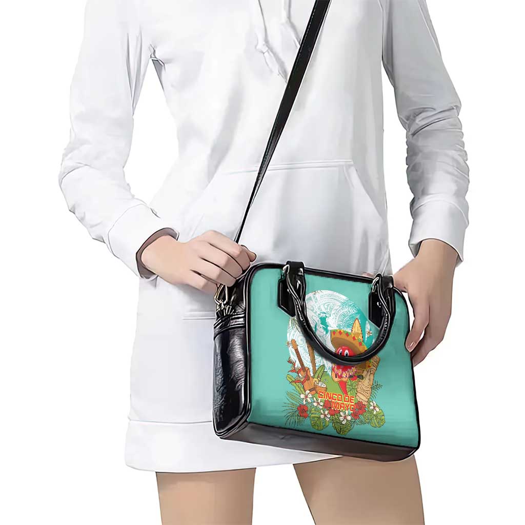 Hawaii Cinco de Mayo Shoulder Handbag Chili Pepper Hula Girl Tropical Vibes