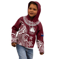 Personalised Mangaia Cook Islands Kid Hoodie Polynesian Sea Turtle LT14 - Polynesian Pride