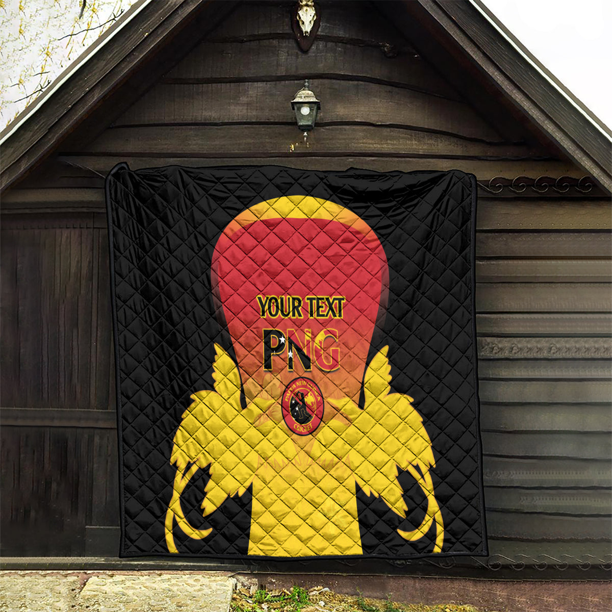 Custom Papua New Guinea Cricket Quilt 2024 Go PNG LT14 - Polynesian Pride