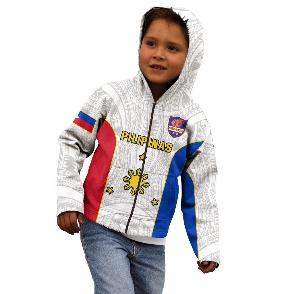 Philippines Rugby Kid Hoodie Pacific Pilipinas Go Tamaraws LT14 - Polynesian Pride