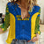 Personalised Solomon Islands Rugby Women Casual Shirt Pacific Go Solies LT14 Female Blue - Polynesian Pride