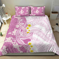 Purple Hawaii Shark Tattoo Bedding Set Puakenikeni Lei Plumeria Polynesian Pattern LT14 - Polynesian Pride