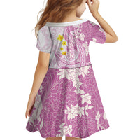 Purple Hawaii Shark Tattoo Family Matching Summer Maxi Dress and Hawaiian Shirt Puakenikeni Lei Plumeria Polynesian Pattern LT14 - Polynesian Pride