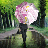 Purple Hawaii Shark Tattoo Umbrella Puakenikeni Lei Plumeria Polynesian Pattern LT14 - Polynesian Pride