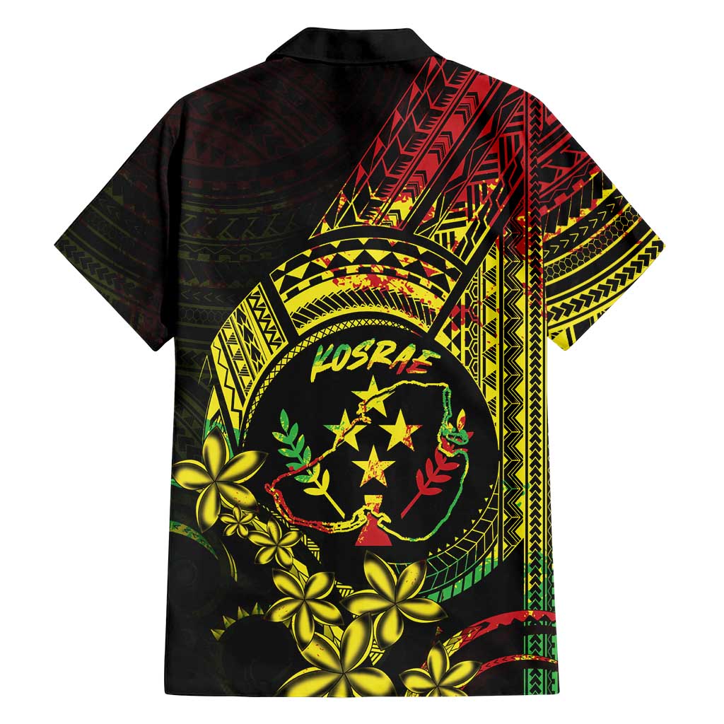 Reggae Kosrae Liberation Day Family Matching Puletasi and Hawaiian Shirt September 8 Polynesian Tattoo LT14 - Polynesian Pride