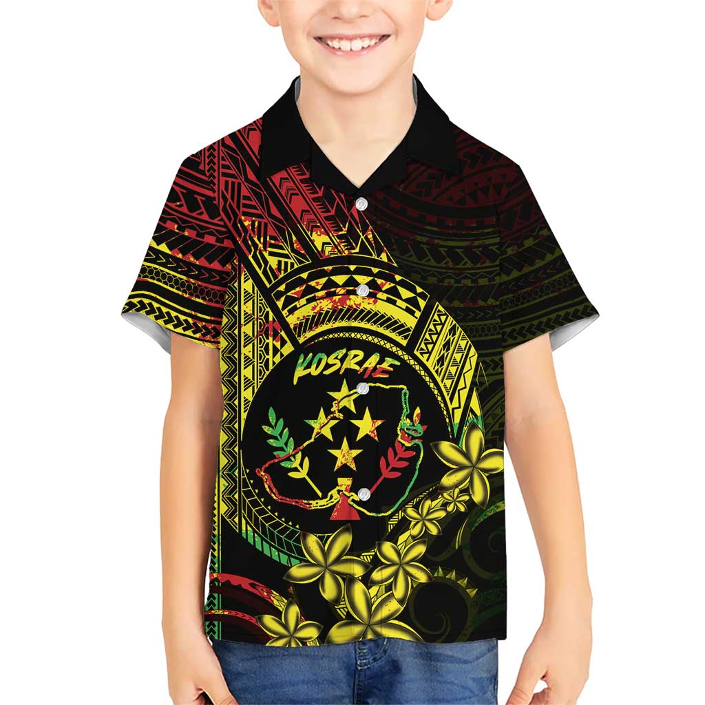 Reggae Kosrae Liberation Day Hawaiian Shirt September 8 Polynesian Tattoo - Polynesian Pride