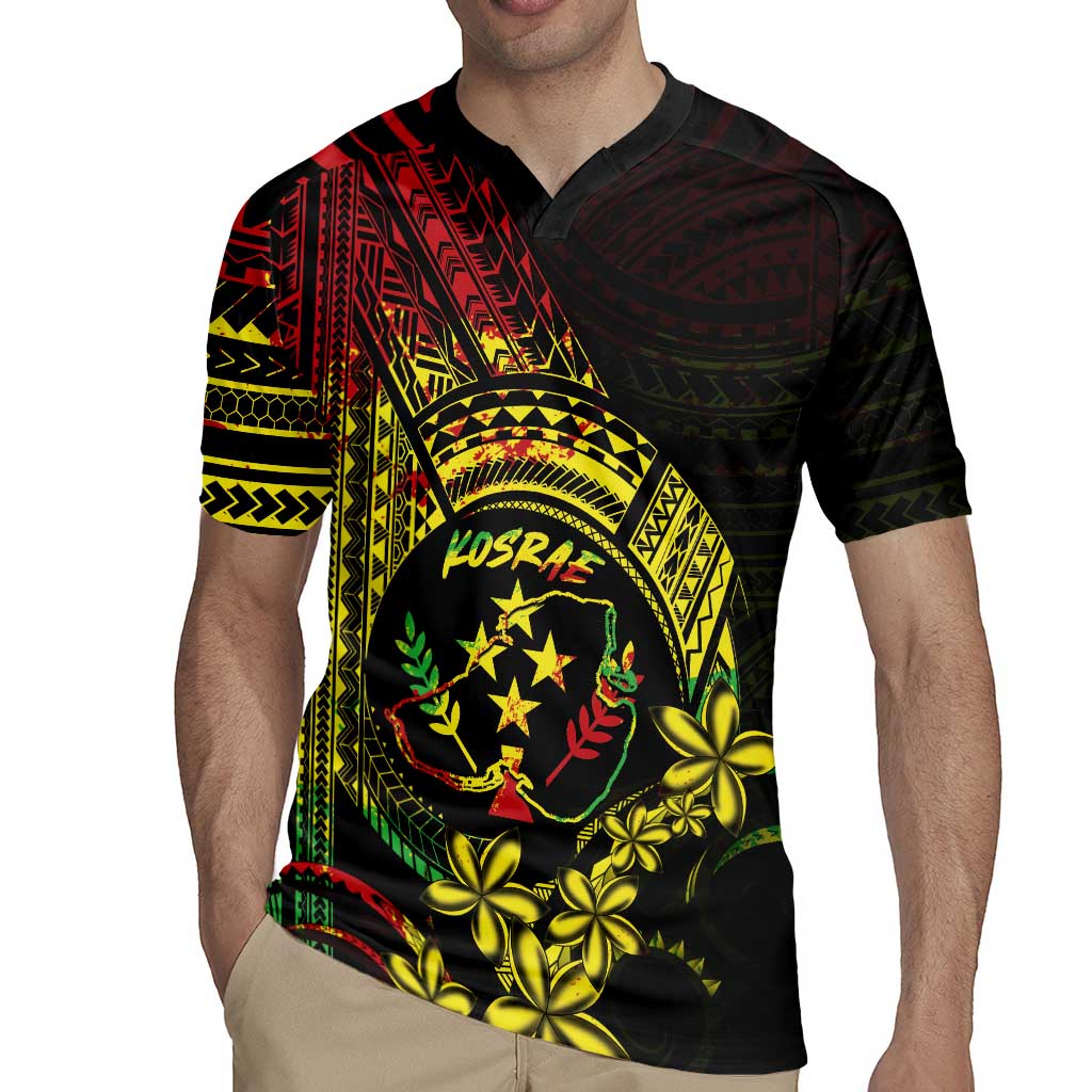 Reggae Kosrae Liberation Day Rugby Jersey September 8 Polynesian Tattoo LT14 - Polynesian Pride