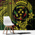 Reggae Kosrae Liberation Day Window Curtain September 8 Polynesian Tattoo - Polynesian Pride