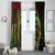 Reggae Kosrae Liberation Day Window Curtain September 8 Polynesian Tattoo - Polynesian Pride
