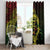 Reggae Kosrae Liberation Day Window Curtain September 8 Polynesian Tattoo - Polynesian Pride