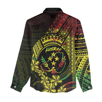 Reggae Kosrae Liberation Day Women Casual Shirt September 8 Polynesian Tattoo - Polynesian Pride