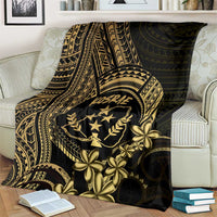 Gold Kosrae Liberation Day Blanket September 8 Polynesian Tattoo - Polynesian Pride