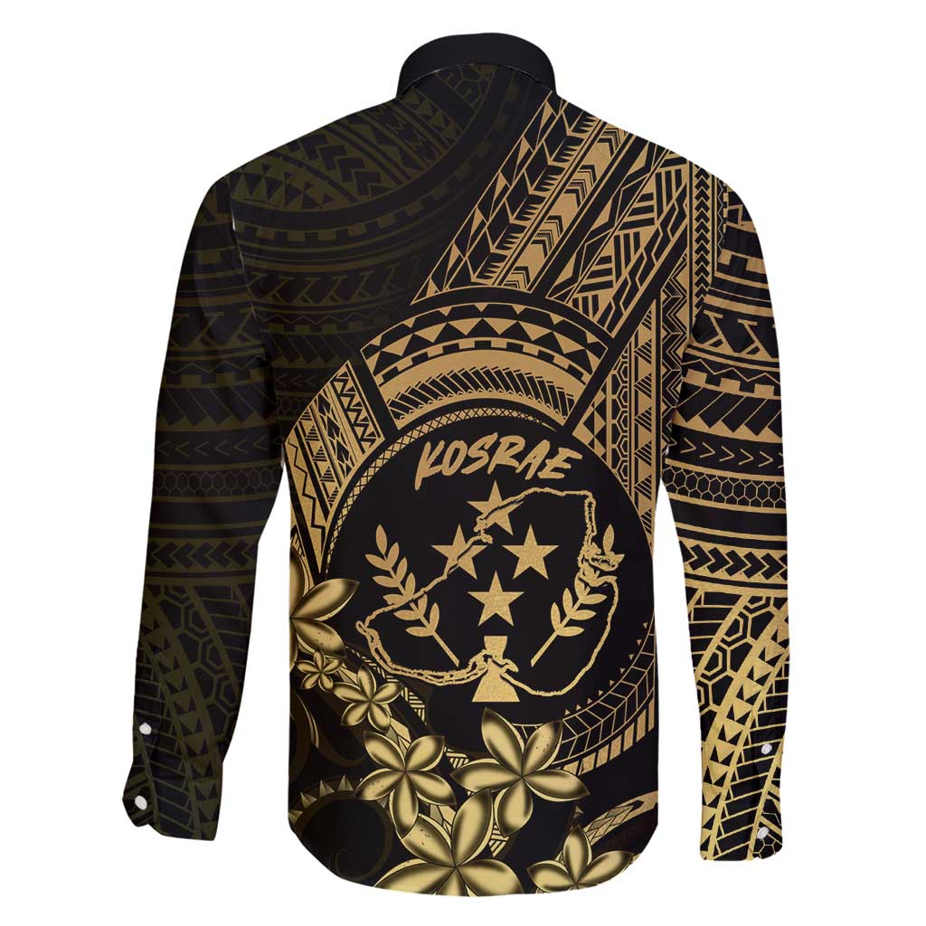 Gold Kosrae Liberation Day Family Matching Tank Maxi Dress and Hawaiian Shirt September 8 Polynesian Tattoo LT14 - Polynesian Pride