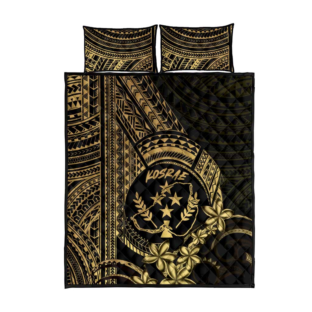 Gold Kosrae Liberation Day Quilt Bed Set September 8 Polynesian Tattoo LT14 - Polynesian Pride