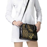 Gold Kosrae Liberation Day Shoulder Handbag September 8 Polynesian Tattoo - Polynesian Pride