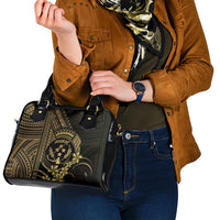Gold Kosrae Liberation Day Shoulder Handbag September 8 Polynesian Tattoo - Polynesian Pride