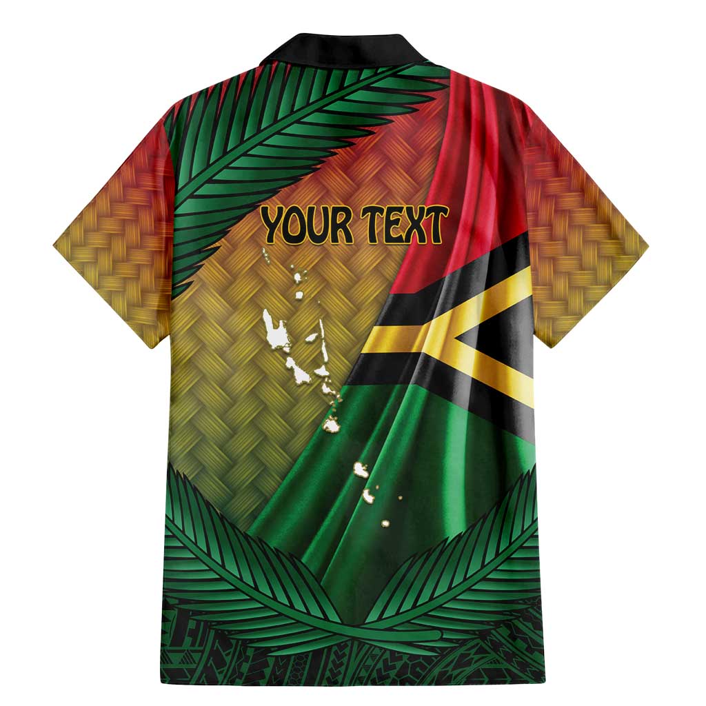 Personalised Long Live Vanuatu Independence Day Family Matching Mermaid Dress and Hawaiian Shirt 45th Anniversary Woven Pattern LT14 - Polynesian Pride
