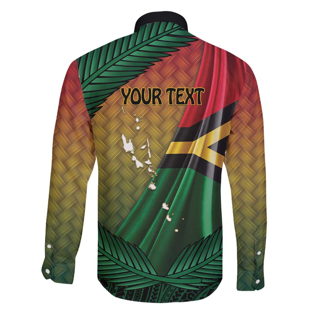 Personalised Long Live Vanuatu Independence Day Family Matching Puletasi and Hawaiian Shirt 45th Anniversary Woven Pattern - Polynesian Pride