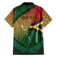 Personalised Long Live Vanuatu Independence Day Hawaiian Shirt 46th Anniversary Woven Pattern LT14 - Polynesian Pride