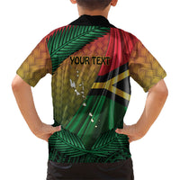 Personalised Long Live Vanuatu Independence Day Hawaiian Shirt 46th Anniversary Woven Pattern LT14 - Polynesian Pride