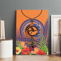 PNG New Ireland Province Canvas Wall Art Niu Ailan Necklace Polynesian Tattoo LT14 - Polynesian Pride